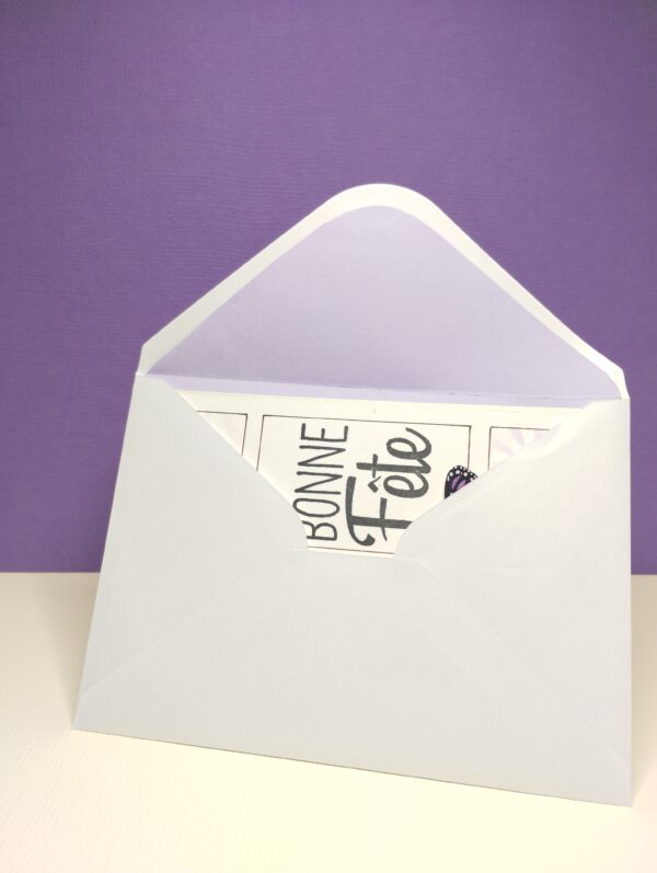 Carte "Bonne fête - papillon mauve" – Image 3