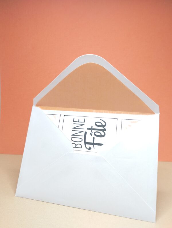 Carte "Bonne fête - papillon orange" – Image 3