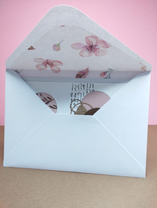 Carte "cercle marron et rose" – Image 3