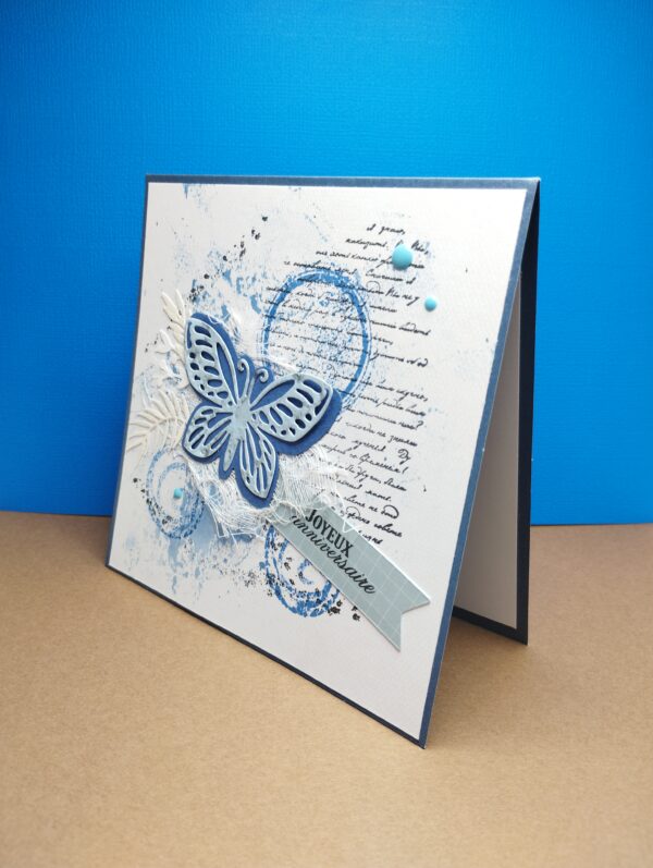Carte "Papillon bleu" – Image 2