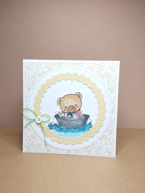 Carte "ourson - bateau"