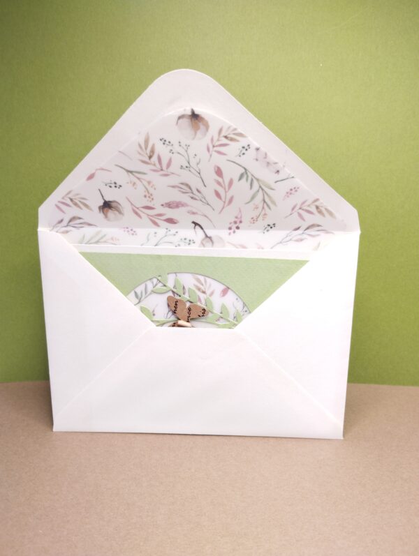 Carte "just for you - vert " – Image 3