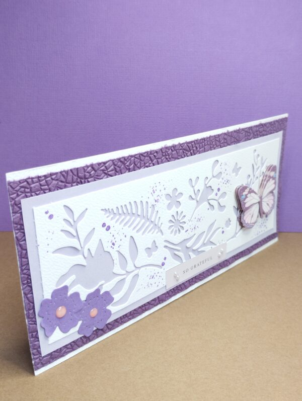 Carte "so gratiful - mauve" – Image 2