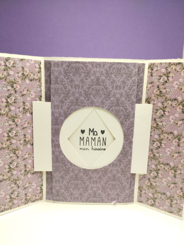 Carte "bonne fête - Ma maman mon héroine" – Image 3