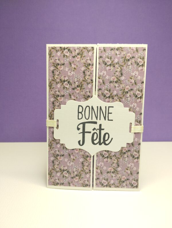 Carte "bonne fête - Ma maman mon héroine"