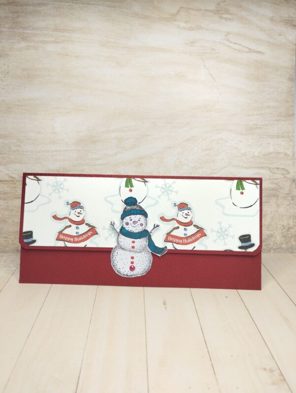 Pochette bonhomme de neige