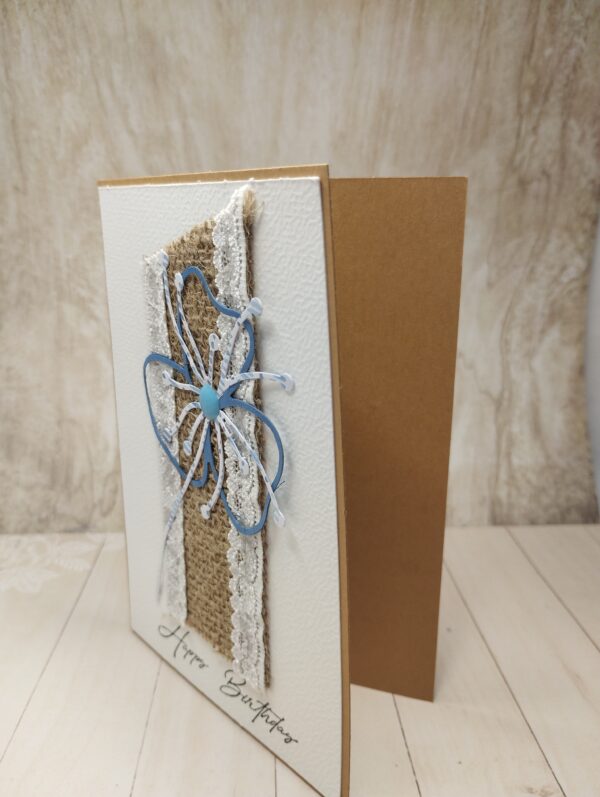 Rafia en fleur bleu – Image 2