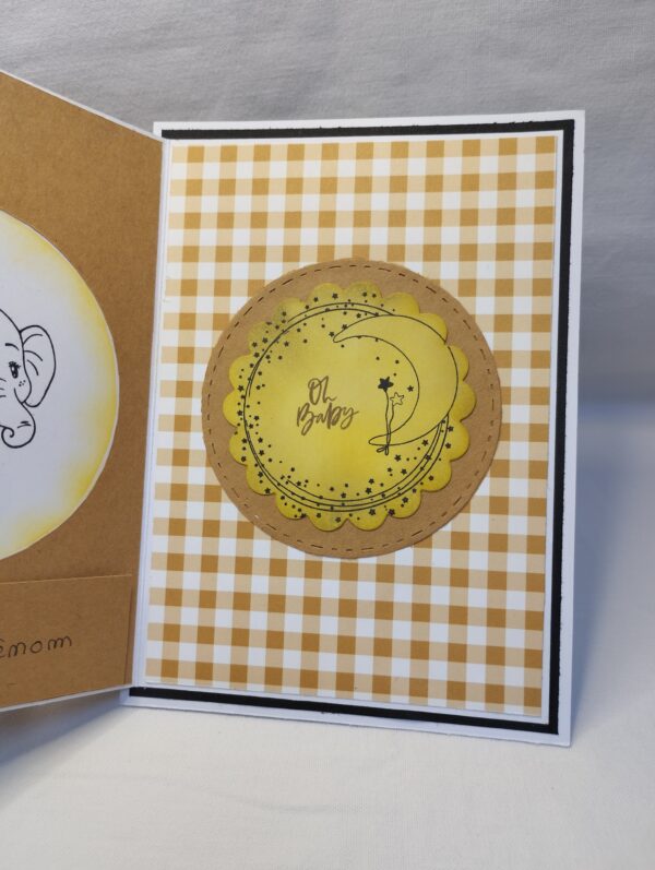 Carte Baby Eléphant jaune – Image 6