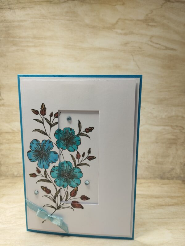 Bouquet de fleurs bleues